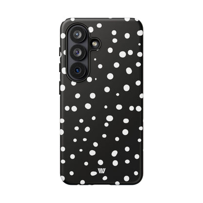 Black and White Dots Tough Phone Case – Samsung Galaxy S26, Matte