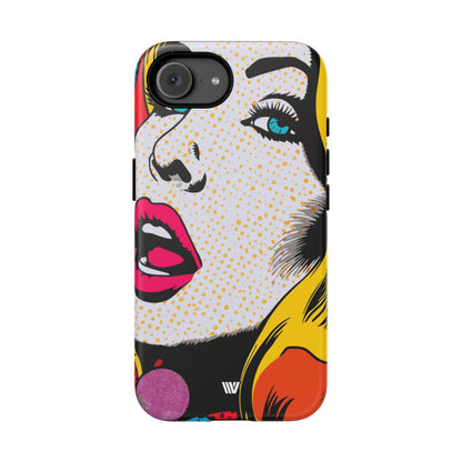 Pop Art Face Tough Phone Case – iPhone 16e, Matte