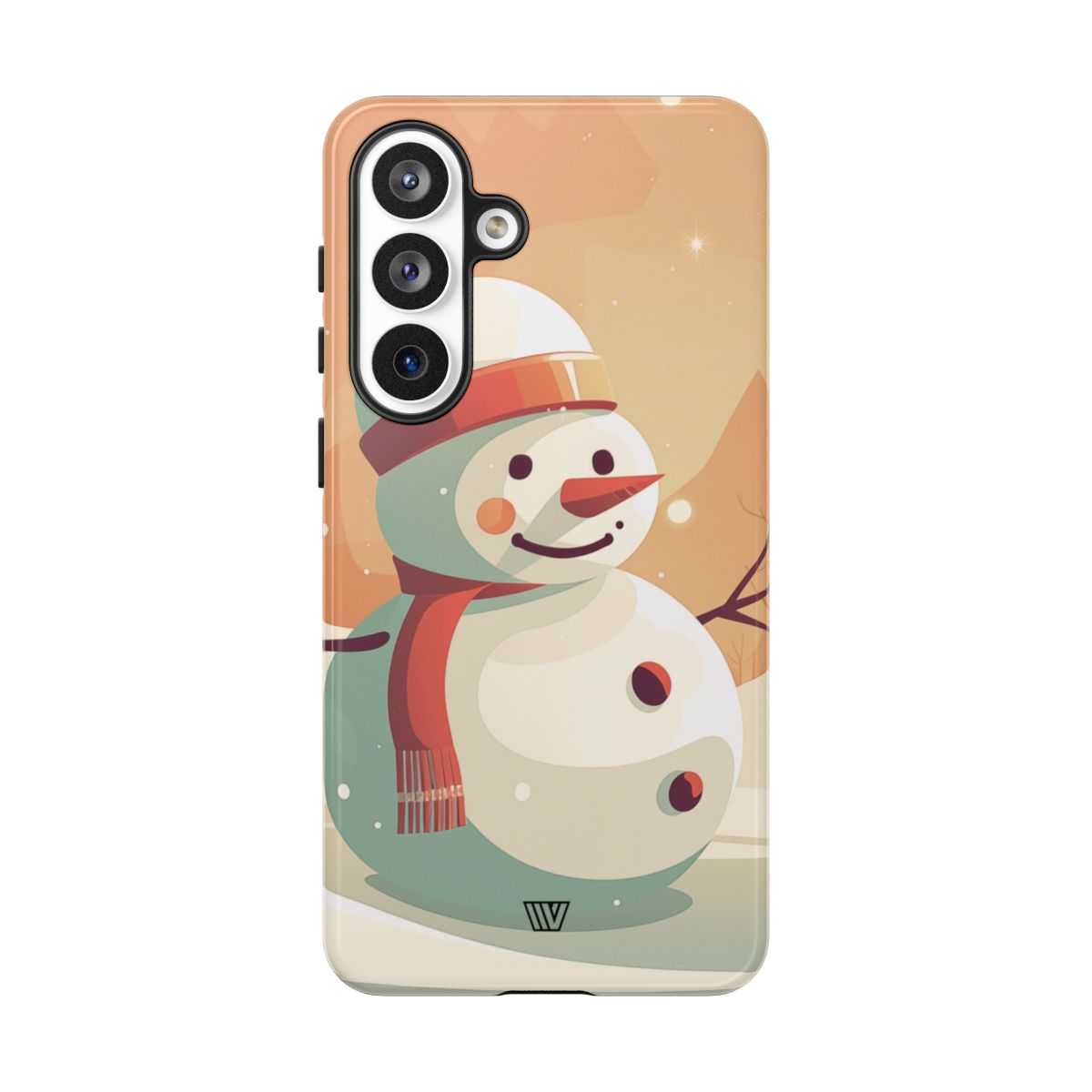 Sunset Snowman Tough Phone Case – Samsung Galaxy S26 Plus, Glossy