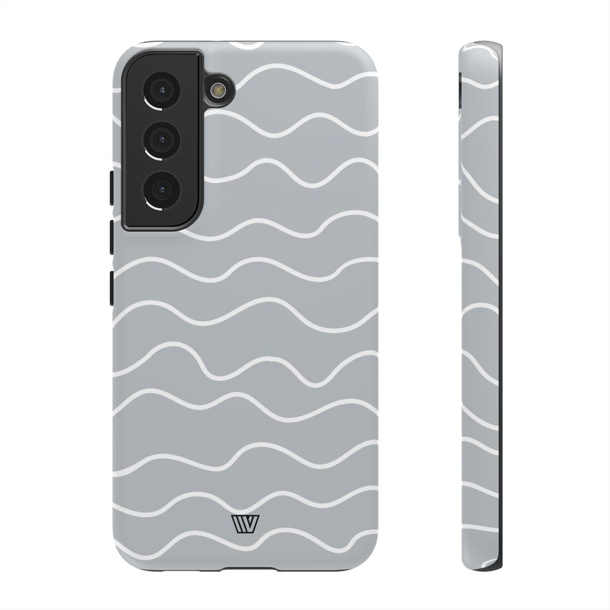 Gray Waves Tough Phone Case – Samsung Galaxy S22, Matte