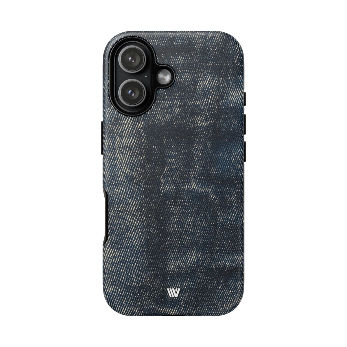 Faded Denim Tough Phone Case – iPhone 17, Matte