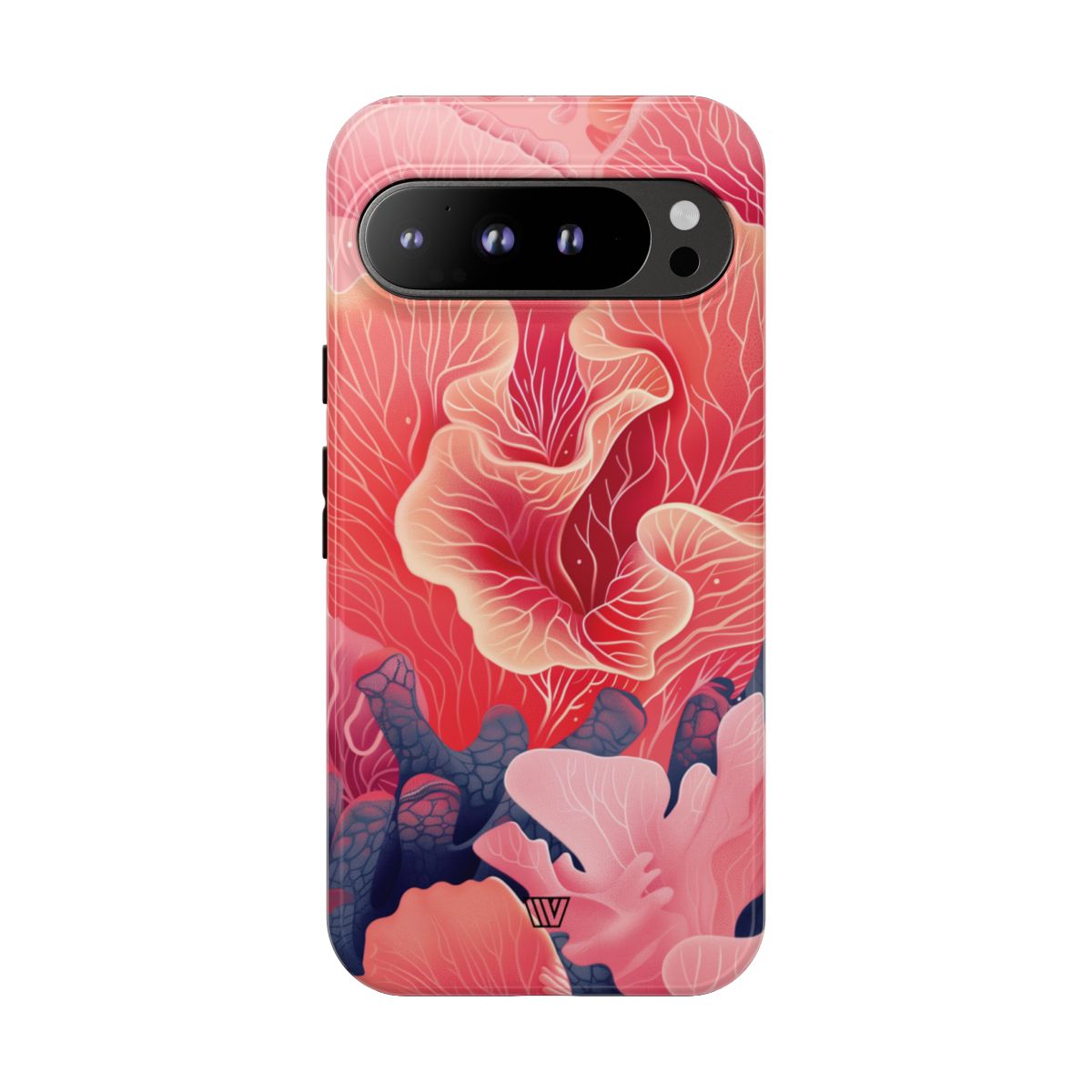 Pink Coral Tough Phone Case – Google Pixel 9 Pro XL, Glossy