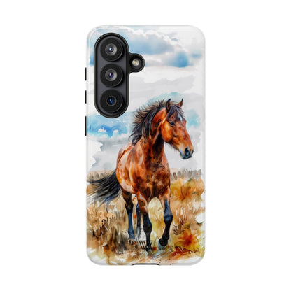Watercolor Horse Tough Phone Case – Samsung Galaxy S26, Glossy