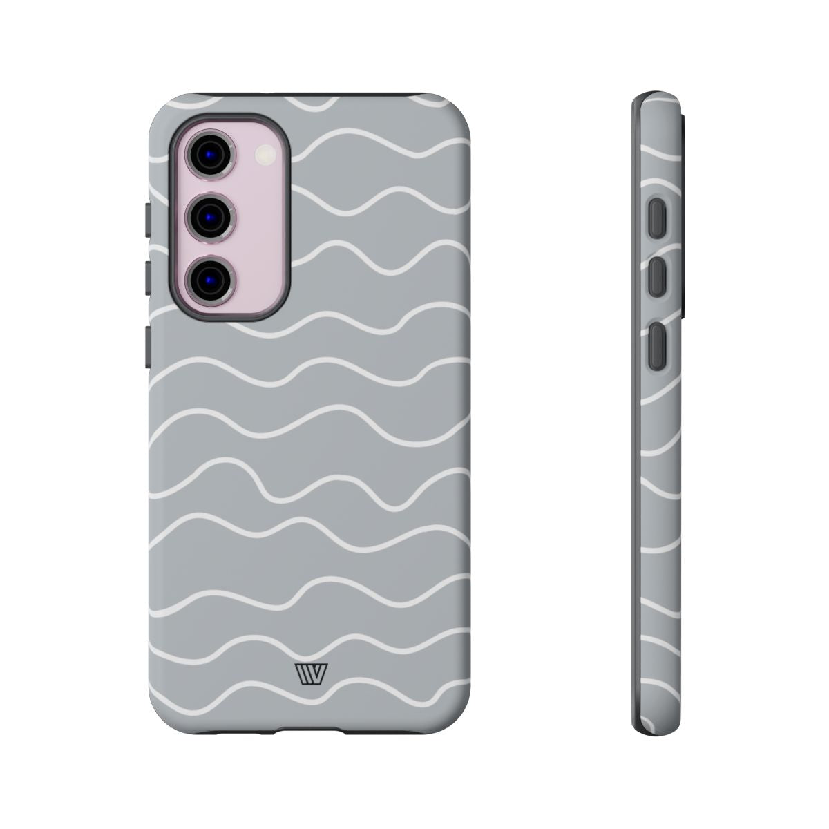 Gray Waves Tough Phone Case – Samsung Galaxy S23 Plus, Matte