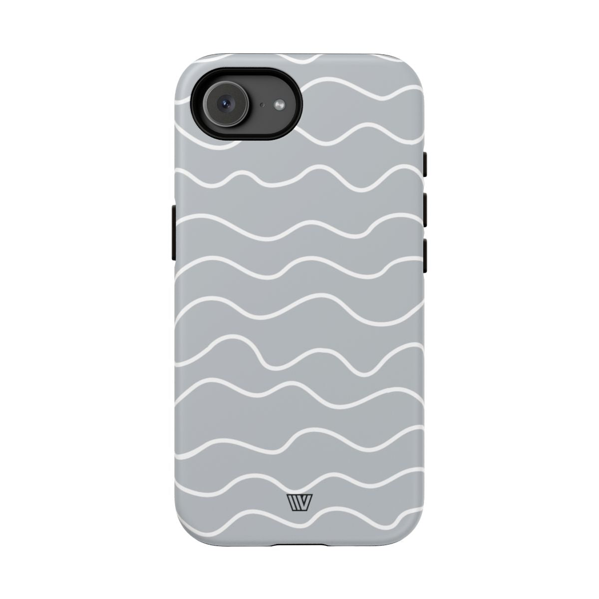 Gray Waves Tough Phone Case – iPhone 16e, Matte