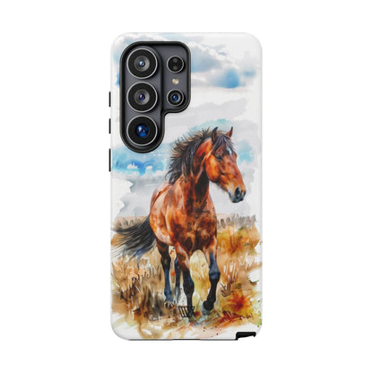 Watercolor Horse Tough Phone Case – Samsung Galaxy S26 Ultra, Matte