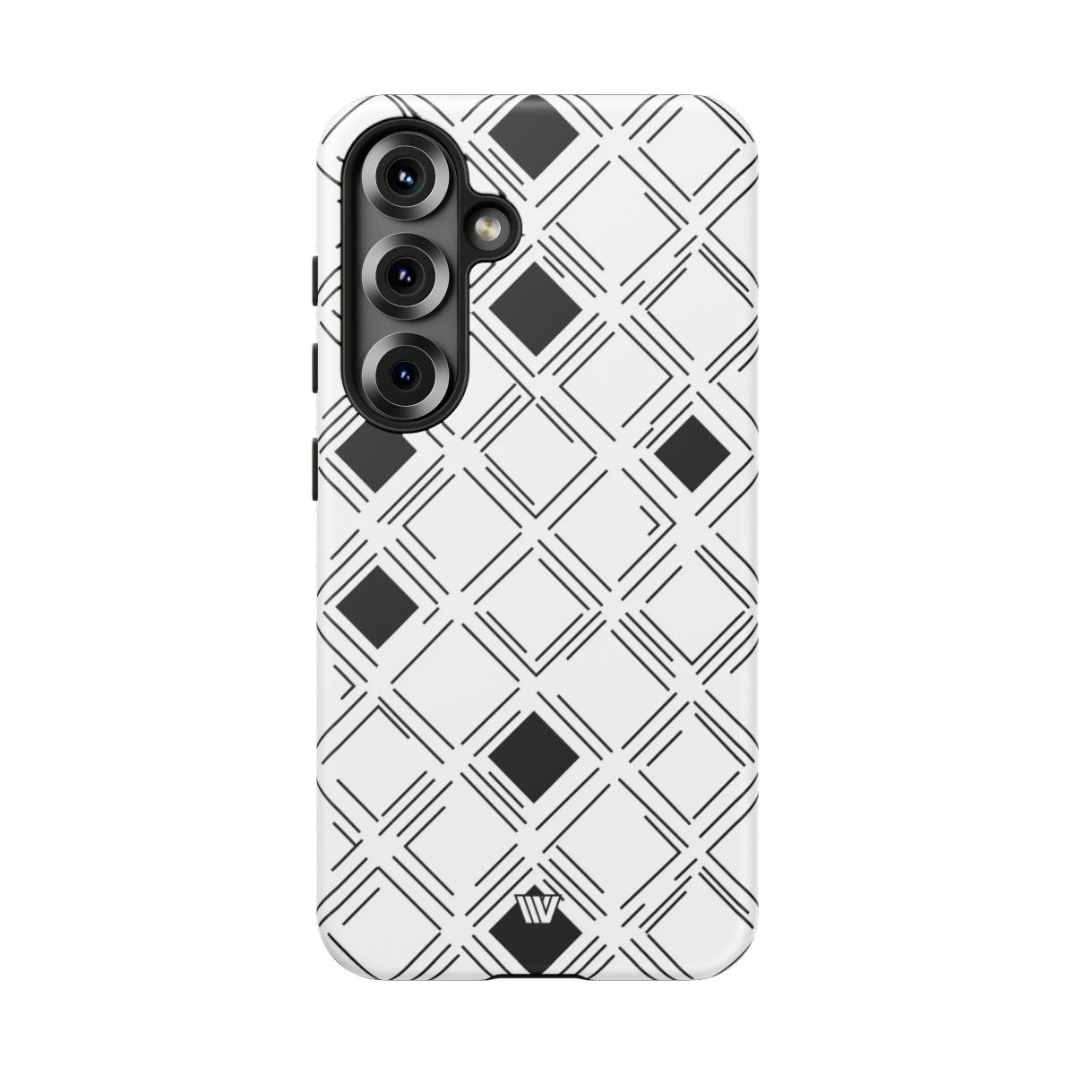 Geometric Focus Tough Phone Case – Samsung Galaxy S25, Matte