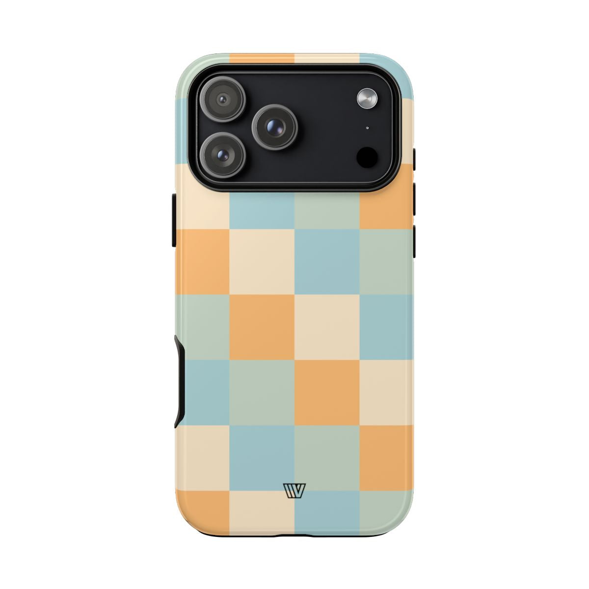 Daisy Checkerboard Tough Phone Case – iPhone 18 Pro Max, Glossy