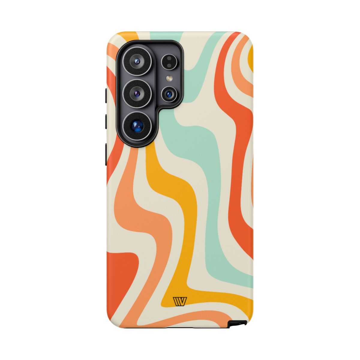 Retro Groovy Swirls Tough Phone Case – Samsung Galaxy S26 Ultra, Matte