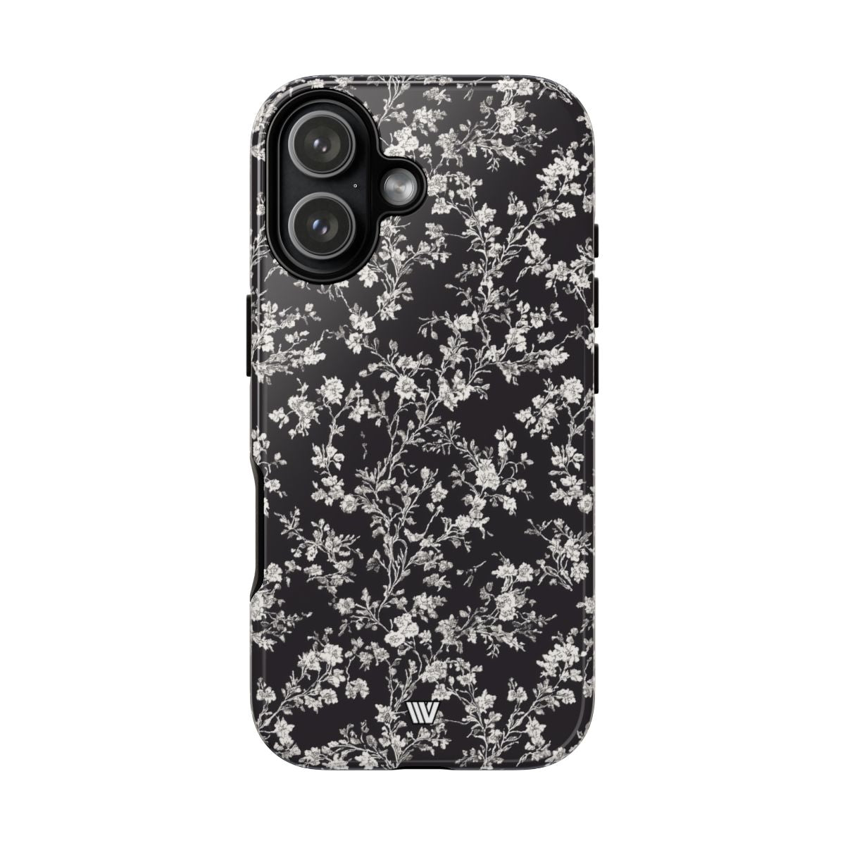 Inked Petals Tough Phone Case – iPhone 17, Glossy