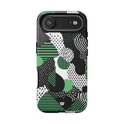 Pattern Clash Tough Phone Case – iPhone 17 Air, Matte
