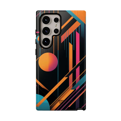 Bold Retro Lines Tough Phone Case – Samsung Galaxy S24 Ultra, Glossy