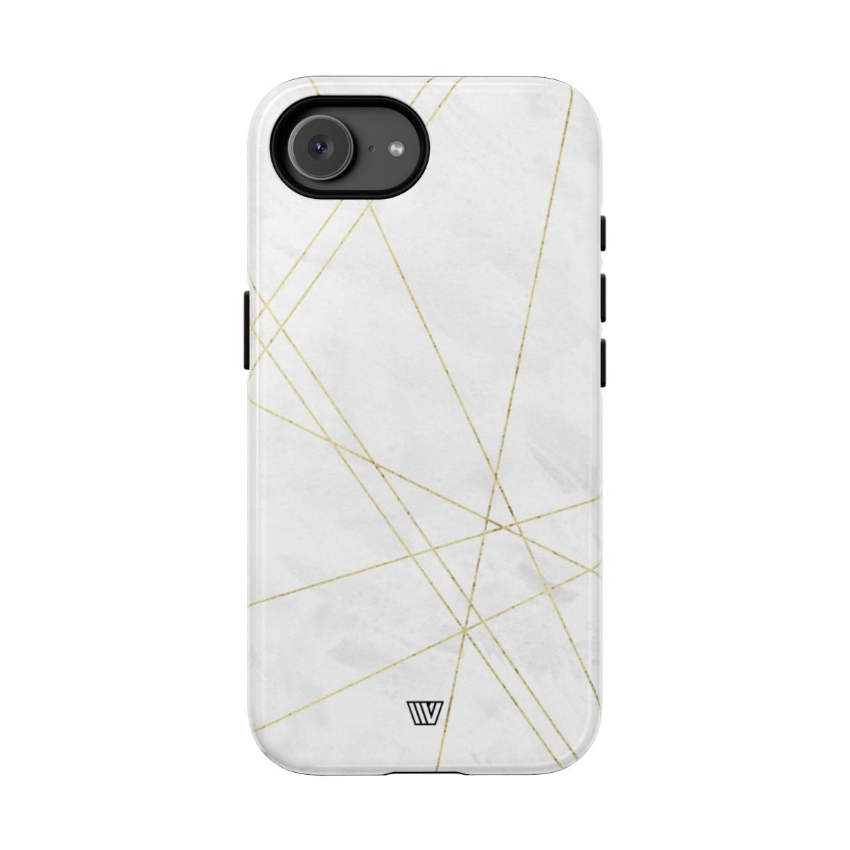 Gold Lines Tough Phone Case – iPhone 17e, Glossy
