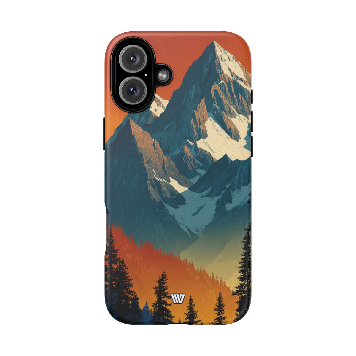 Sunset Summit Tough Phone Case – iPhone 16 Plus, Matte