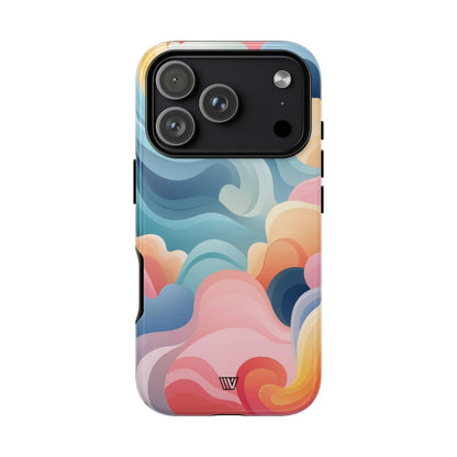 Whimsical Clouds Tough Phone Case – iPhone 17 Pro, Glossy