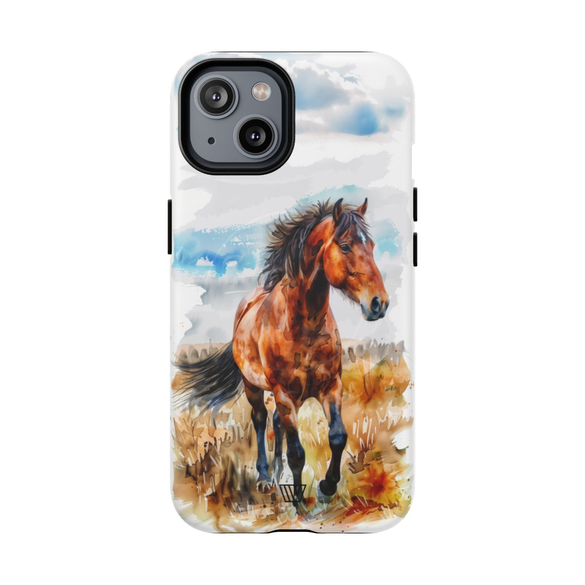 Watercolor Horse MagSafe Tough iPhone Case – iPhone 14, Matte