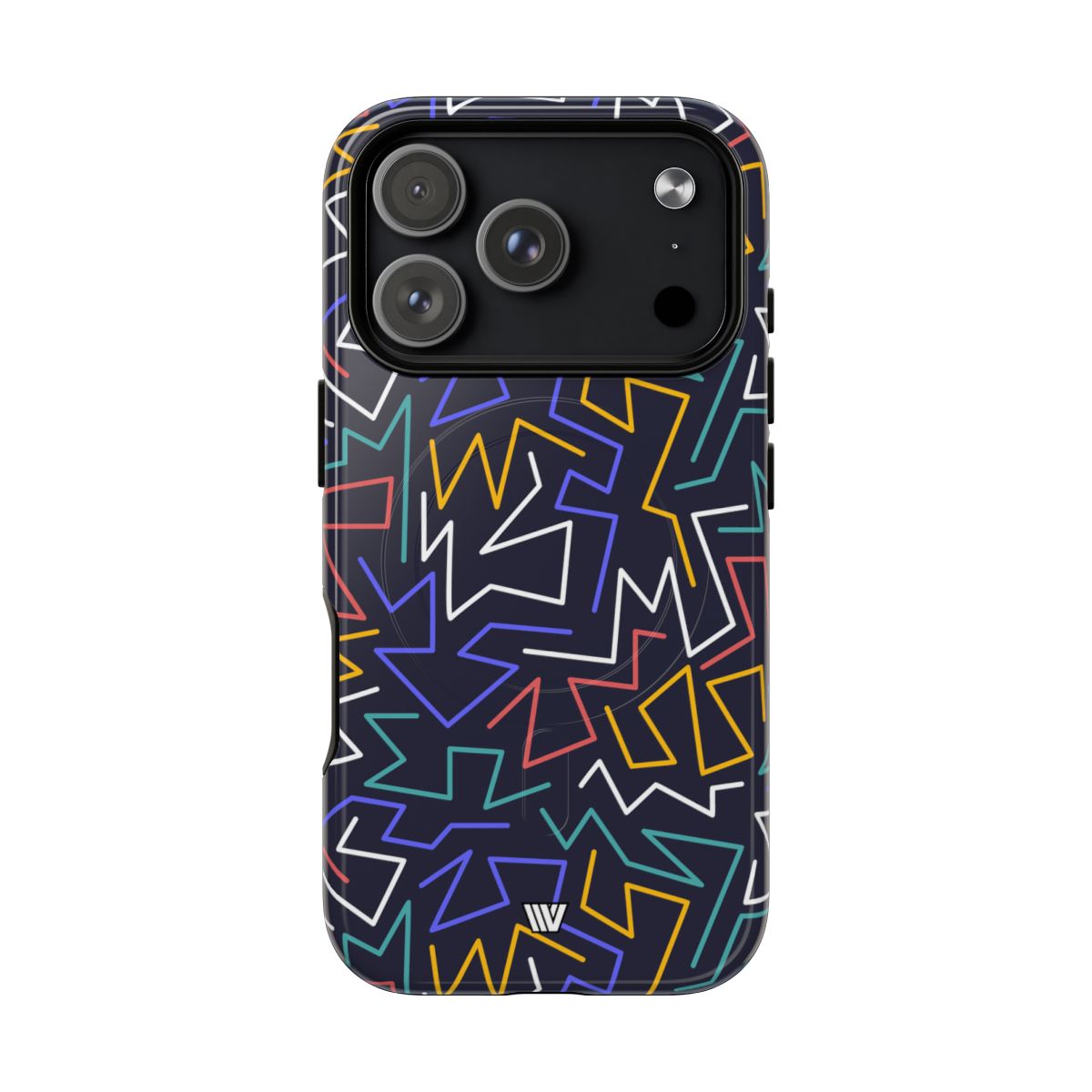 Zigzag Night MagSafe Tough iPhone Case – iPhone 18 Pro, Glossy