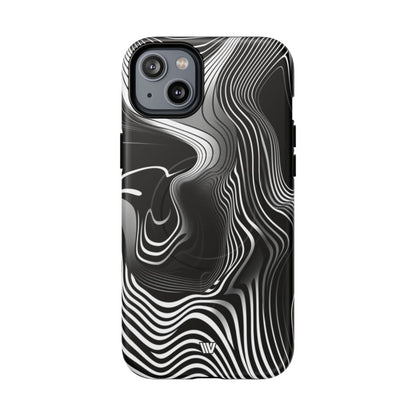 ABSTRACT ZEBRA STRIPES | MagSafe Tough iPhone Case