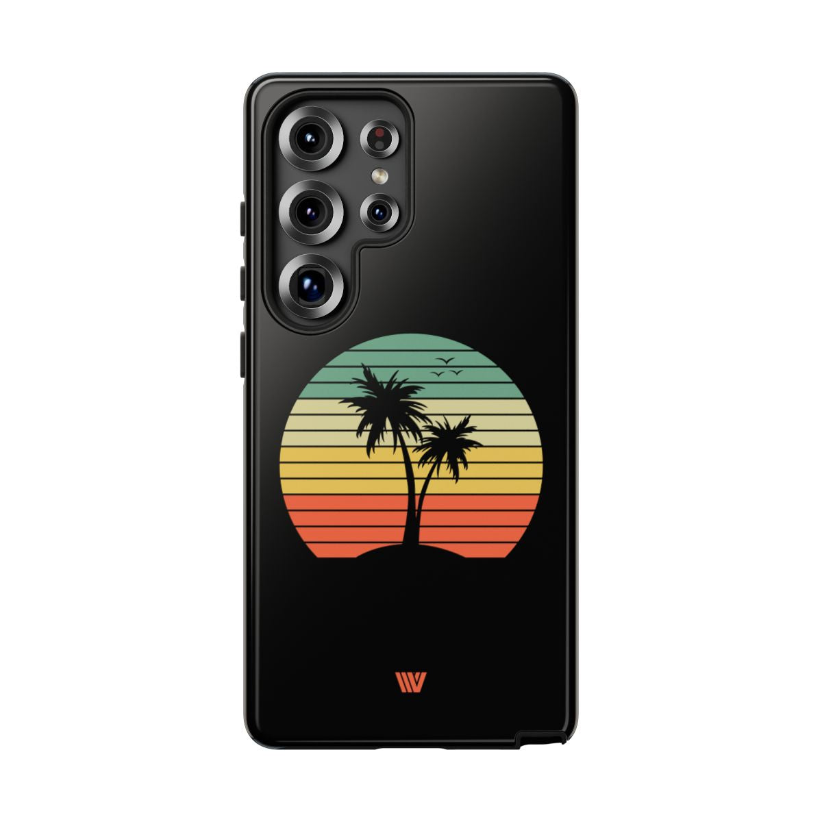 Retro Palms Tough Phone Case – Samsung Galaxy S25 Ultra, Glossy