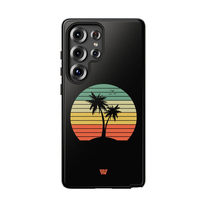 Retro Palms Tough Phone Case – Samsung Galaxy S25 Ultra, Glossy