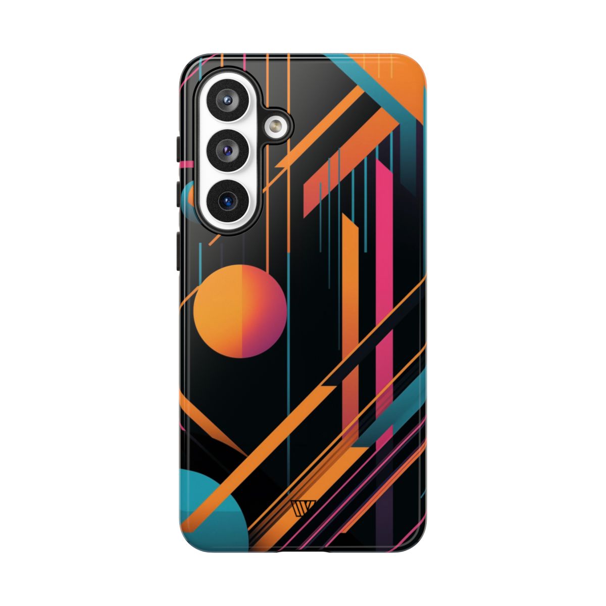 Bold Retro Lines Tough Phone Case – Samsung Galaxy S26 Plus, Glossy
