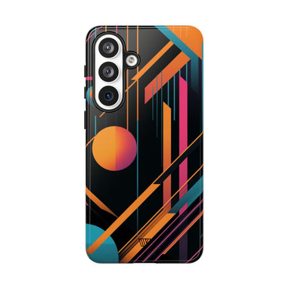 Bold Retro Lines Tough Phone Case – Samsung Galaxy S26 Plus, Glossy