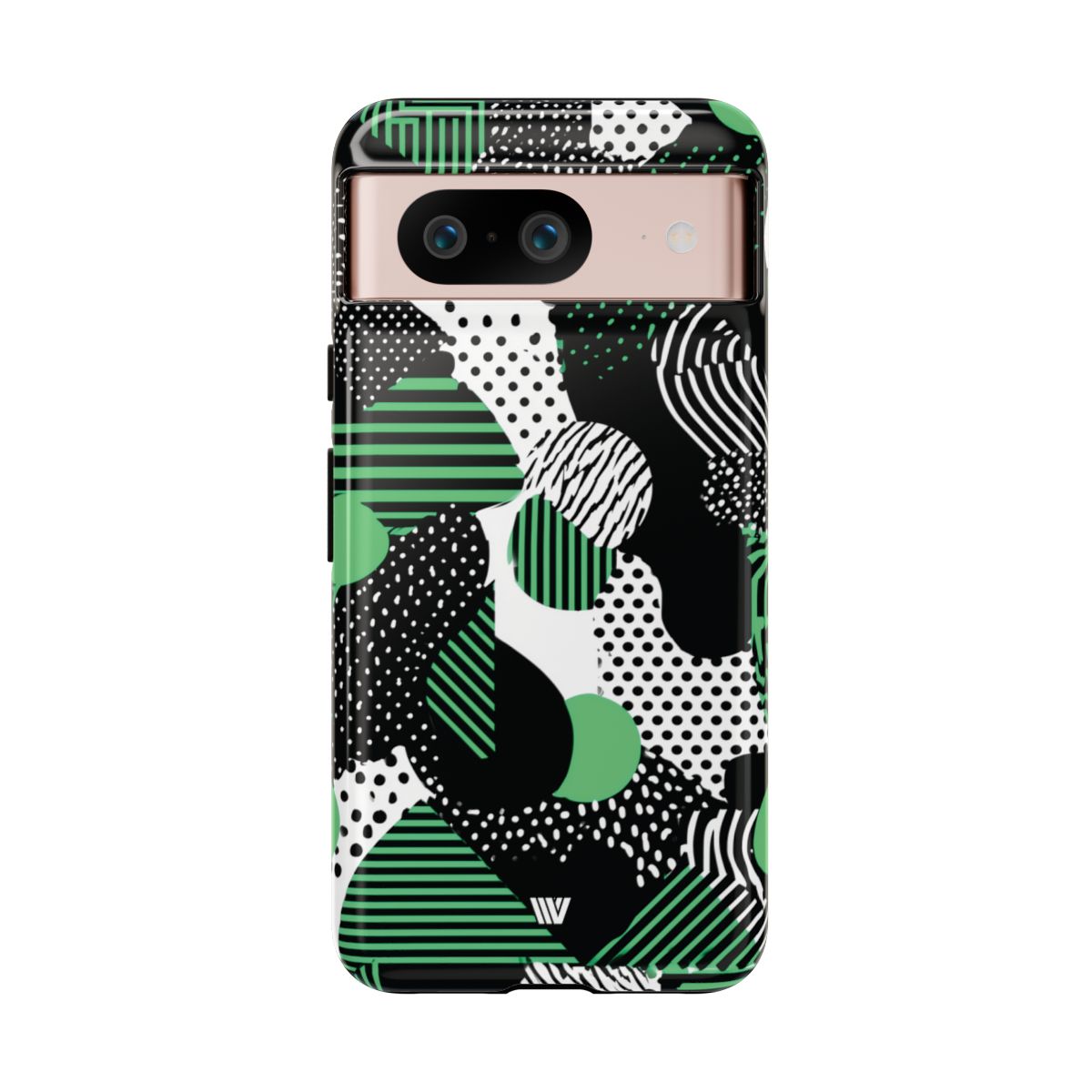 Pattern Clash Tough Phone Case – Google Pixel 8, Glossy