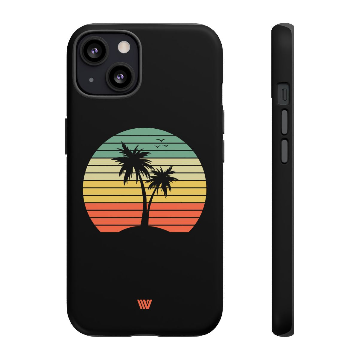 Retro Palms Tough Phone Case – iPhone 13, Matte