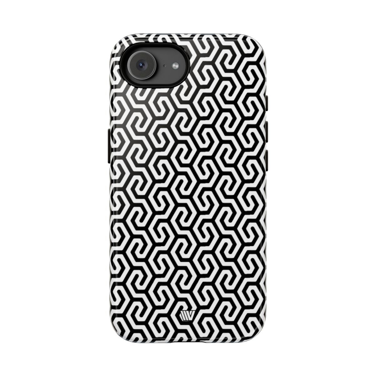 Twisted Grid Tough Phone Case – iPhone 17e, Glossy