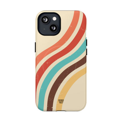 Vintage Stripe MagSafe Tough iPhone Case – iPhone 13, Glossy