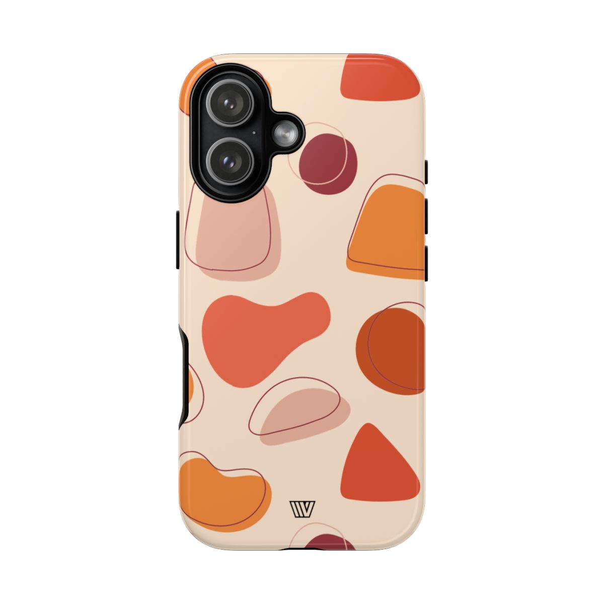 Warm Shapes Tough Phone Case – iPhone 17, Glossy