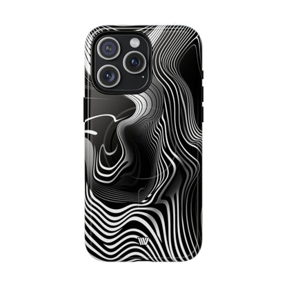 ABSTRACT ZEBRA STRIPES | MagSafe Tough iPhone Case