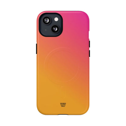 Hot Pink Orange MagSafe Tough iPhone Case – iPhone 13, Matte