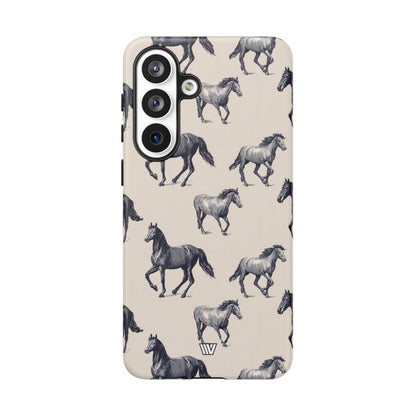 Horse Sketches Tough Phone Case – Samsung Galaxy S26 Plus, Matte