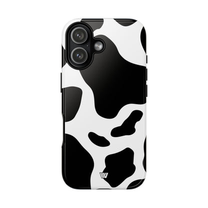 Cow Print Tough Phone Case – iPhone 17, Glossy