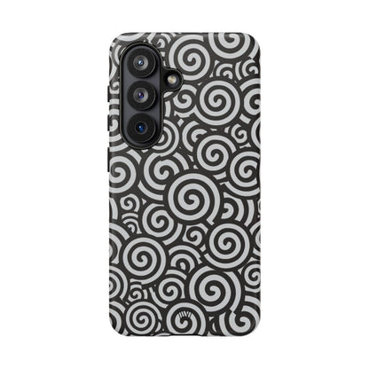 Abstract Sprial Tough Phone Case – Samsung Galaxy S26, Matte