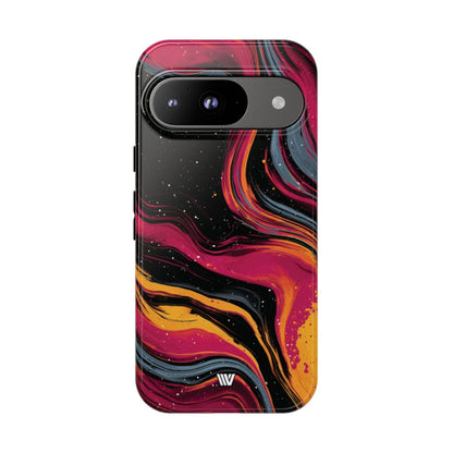 Cosmic Embers Tough Phone Case – Google Pixel 9, Glossy