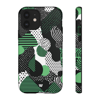 Pattern Clash Tough Phone Case – iPhone 12, Glossy