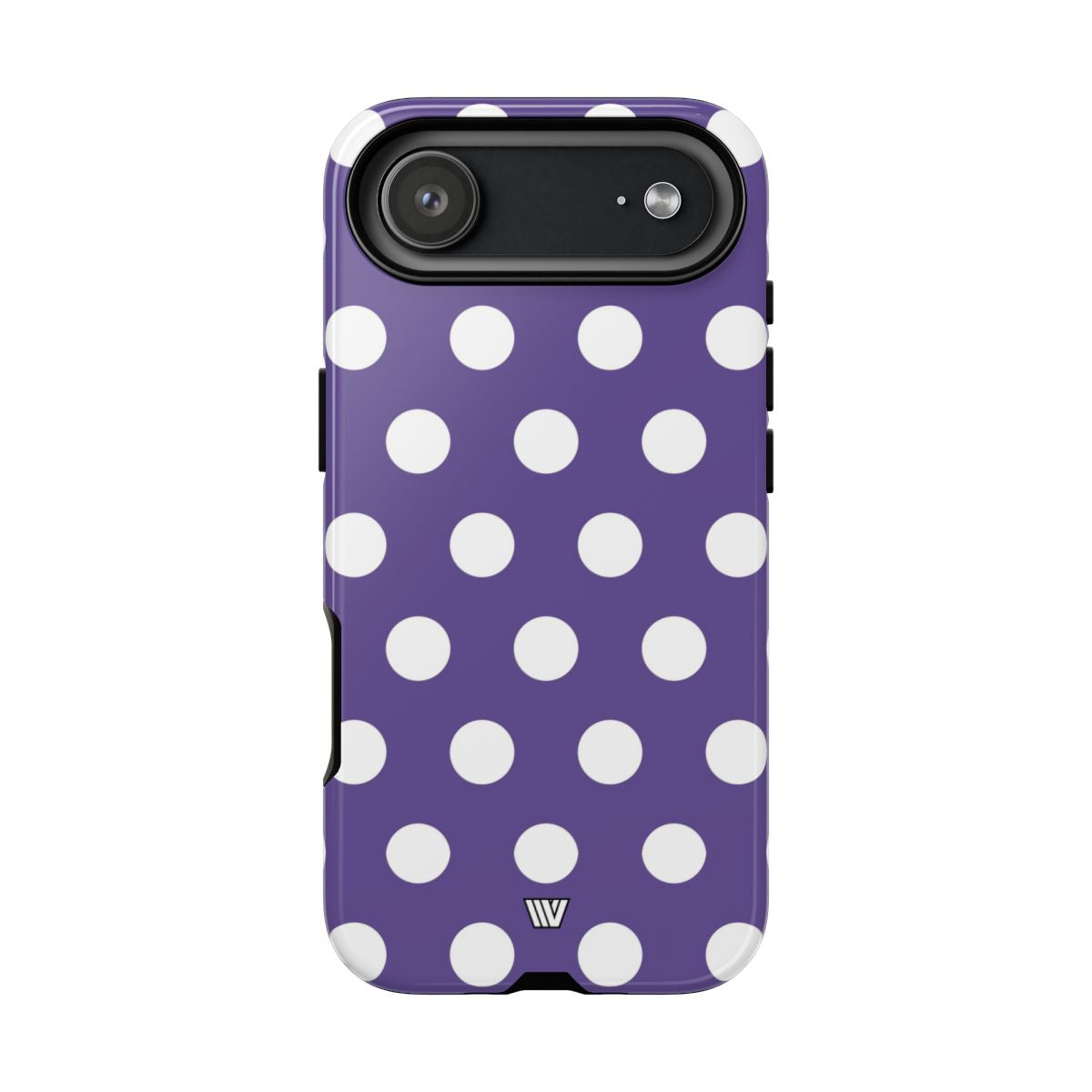 Purple Polka Dots Tough Phone Case – iPhone 17 Air, Glossy