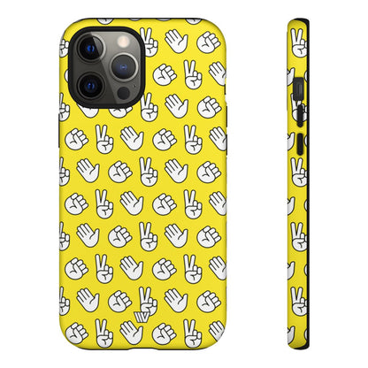 Rock Paper Scissors Tough Phone Case – iPhone 12 Pro Max, Matte