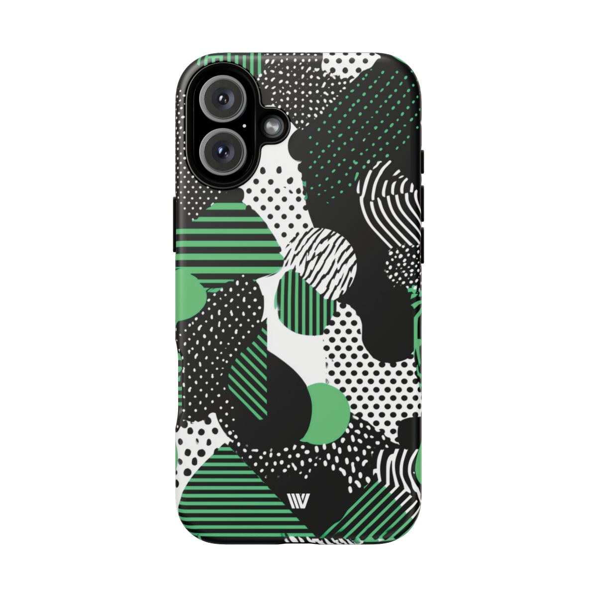 Pattern Clash Tough Phone Case – iPhone 16 Plus, Matte