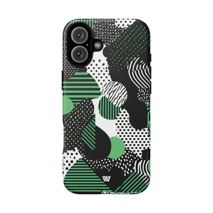 Pattern Clash Tough Phone Case – iPhone 16 Plus, Matte