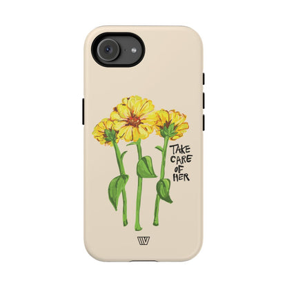 Take Care of Her Tough Phone Case – iPhone 17e, Matte