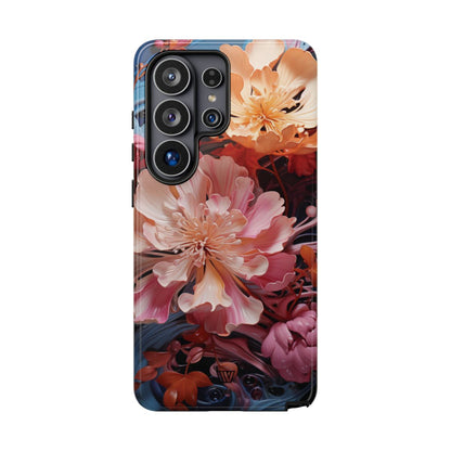 Paint Swirl Flowers Tough Phone Case – Samsung Galaxy S26 Ultra, Glossy