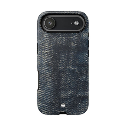 Faded Denim Tough Phone Case – iPhone 17 Air, Matte