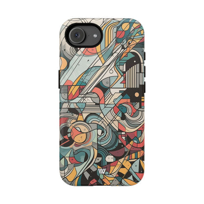 Abstract Doodle #2 Tough Phone Case – iPhone 17e, Matte