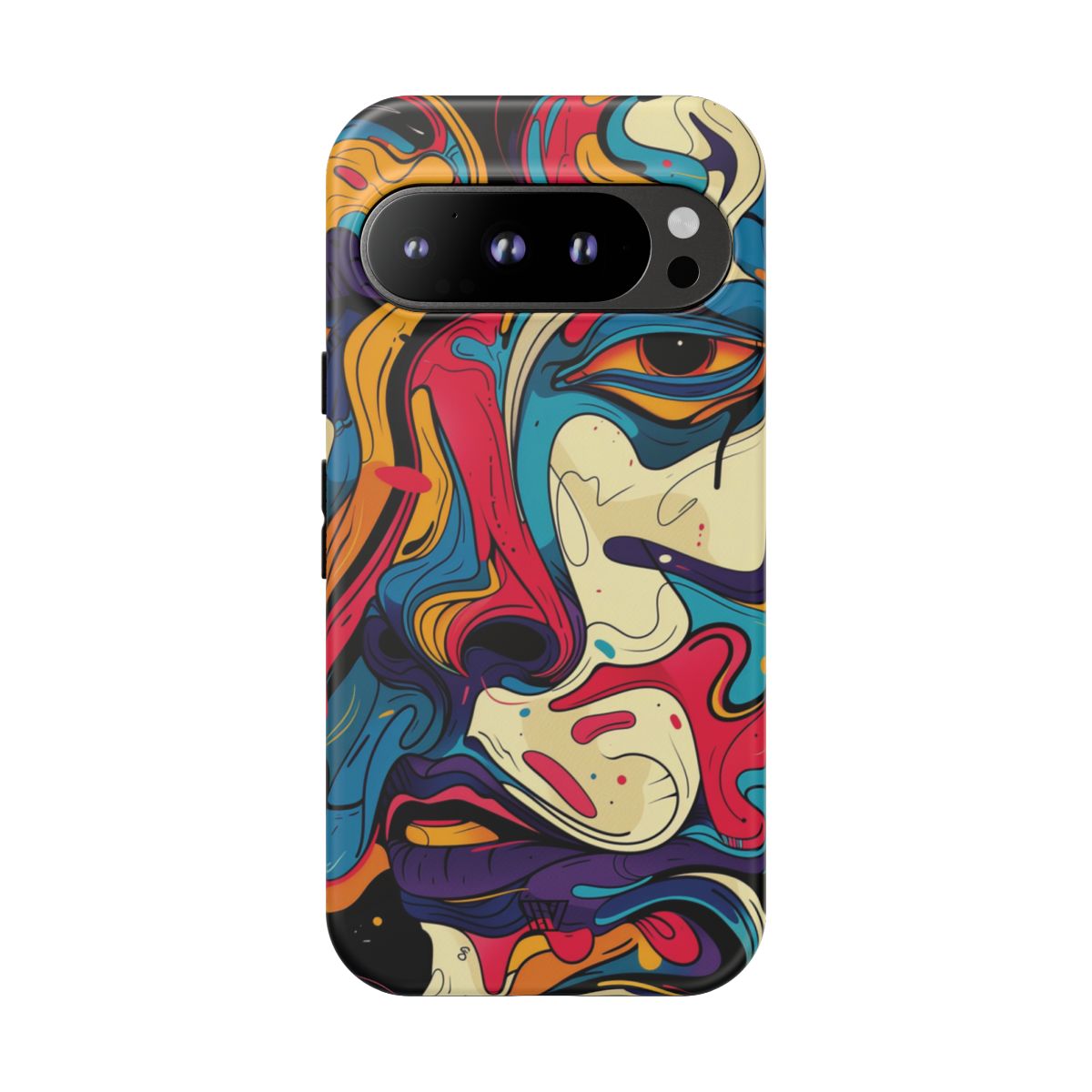Abstract Gaze Tough Phone Case – Google Pixel 9 Pro, Matte