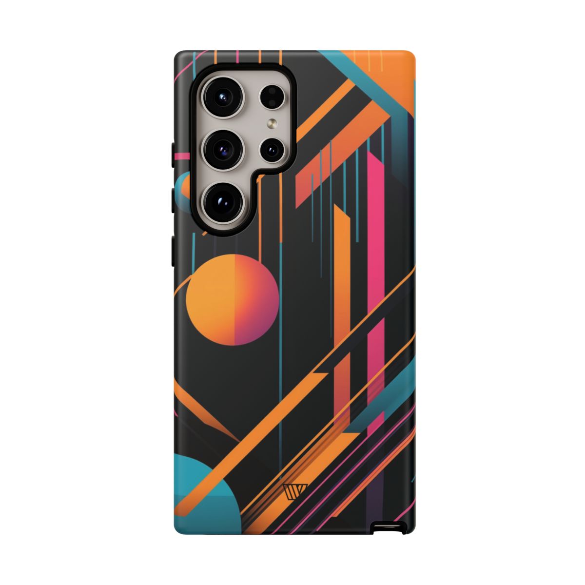 Bold Retro Lines Tough Phone Case – Samsung Galaxy S24 Ultra, Matte