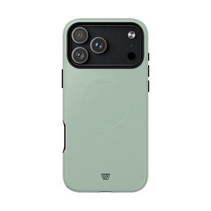 Pastel Green Solid MagSafe Tough iPhone Case – iPhone 18 Pro Max, Glossy