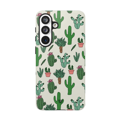 Cactus Doodles Tough Phone Case – Samsung Galaxy S26 Plus, Glossy